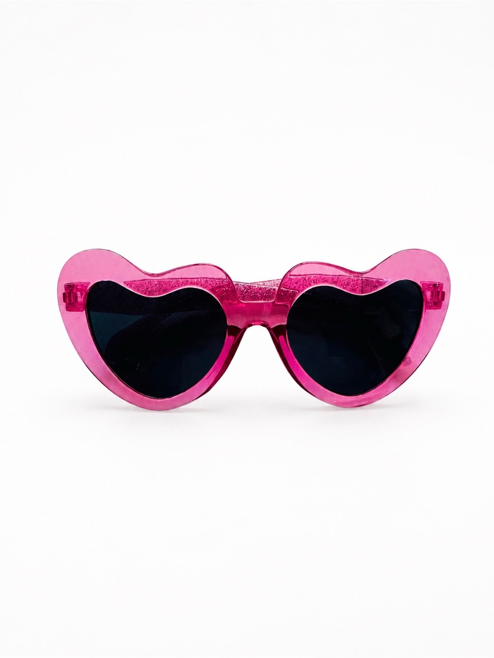 West Loop Pink Heart-Shaped Sunglasses